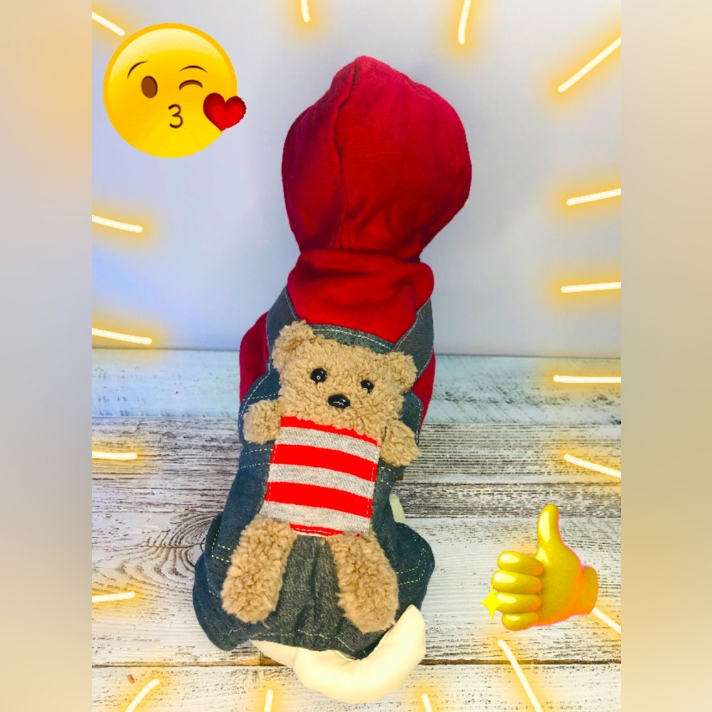 NEW 3D Bear, Onesie, Coverall, Jumpsuit, Clothing for Dogs. Premium Clothing ❤️